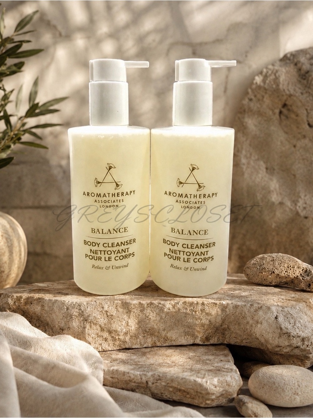 (2 PACK) AROMATHERAPY ASSOCIATES LONDON BALANCE BODY CLEANSER 300ml/10 oz.